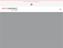 Tablet Screenshot of addsubtract.se